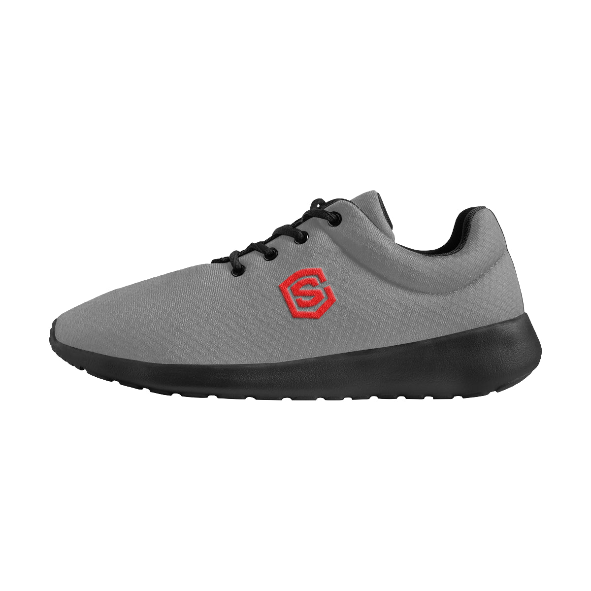 Red logo Men's Athletic Shoes (Model 0200)