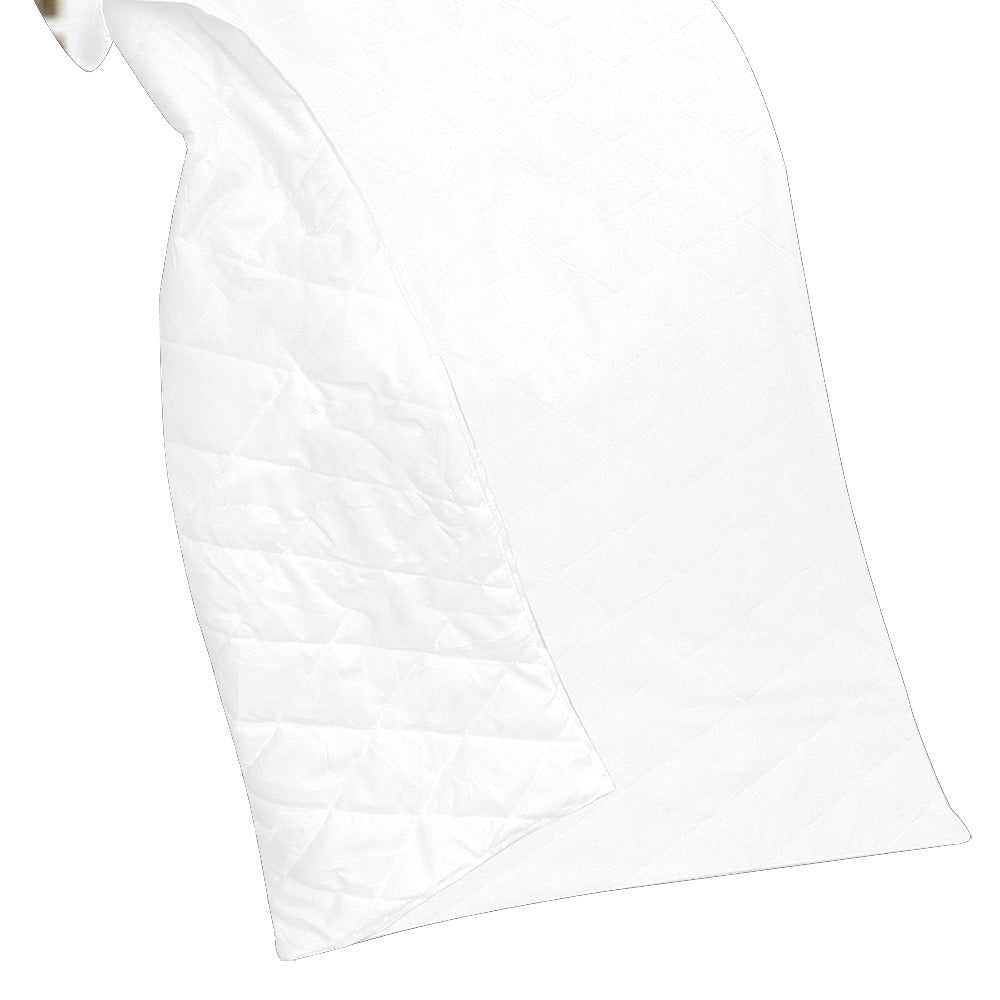 White Custom Quilt Brown Logo Custom Quilt  70" x 80"