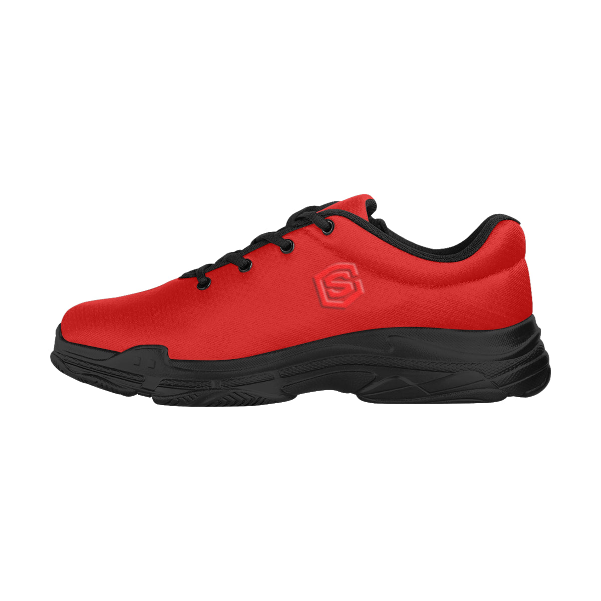 red logo Lyra Men's Running Shoes (Model 058)