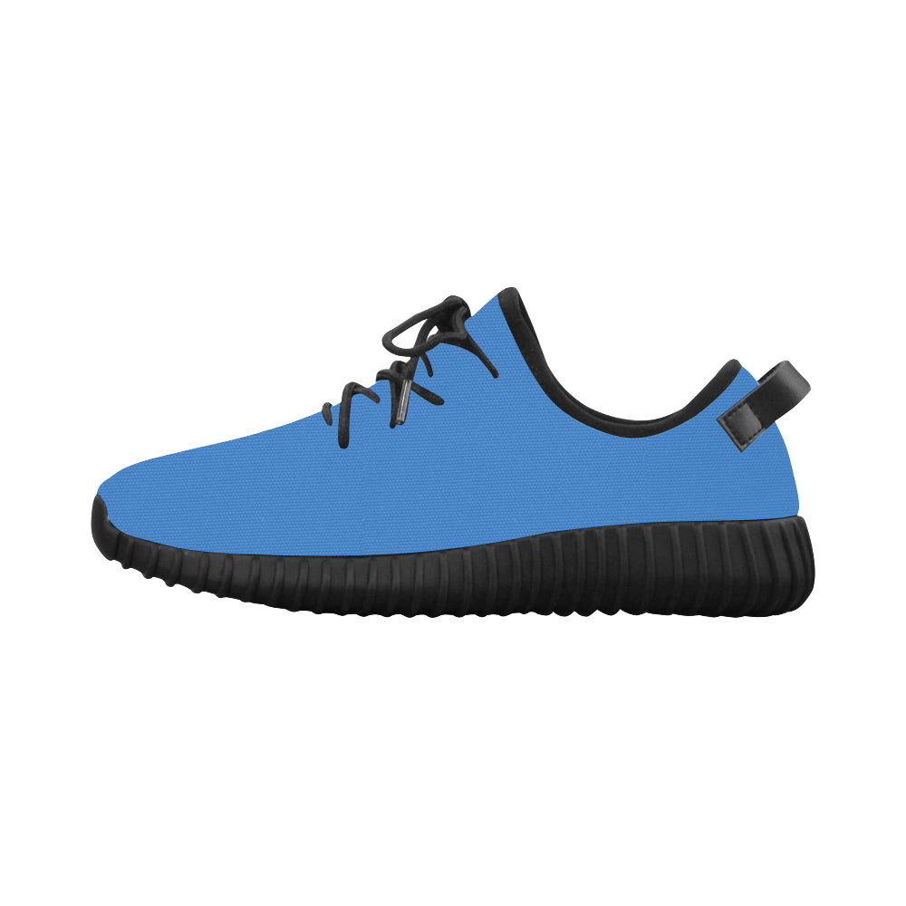 blue logo Grus Men's Breathable Woven Running Shoes (Model 022)