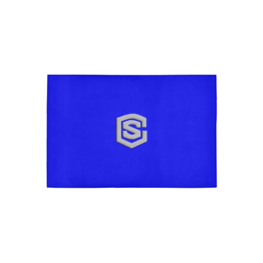 Blue Doormat 24" x 16" (Sponge Material) with Silver Logo Doormat 24" x 16" (Sponge Material)