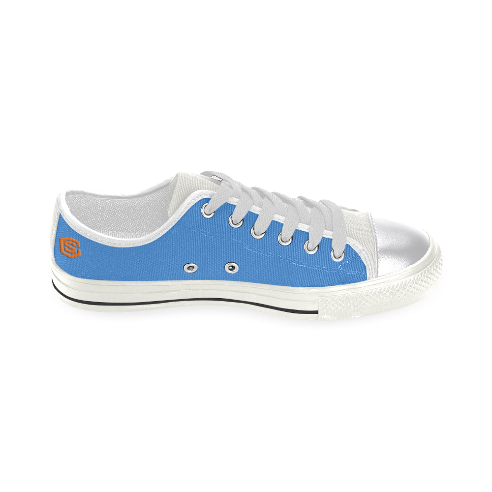 orange logo Women's Classic Canvas Shoes (Model 018)