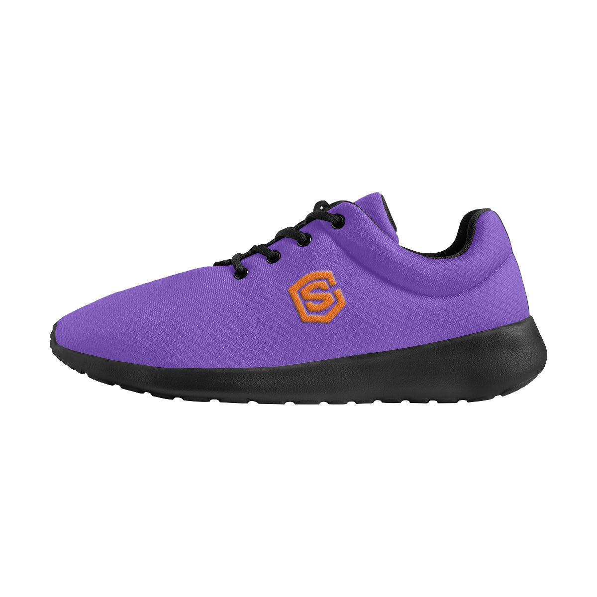 orange logo Men's Athletic Shoes (Model 0200)