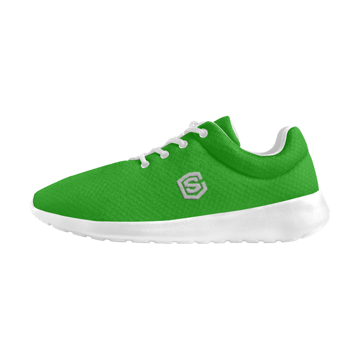 silver logo Women's Athletic Shoes (Model 0200)