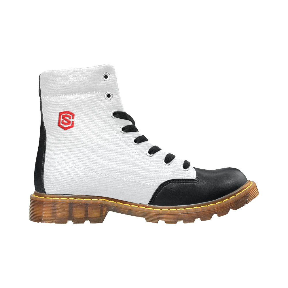 red logo Apache Round Toe Men's Winter Boots (Model 1402)