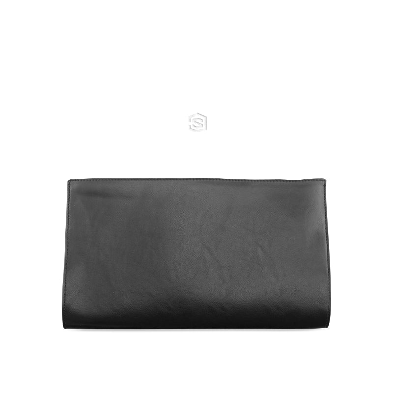 WHITE CLUTCH BAG  silver logo Clutch Bag (Model 1630)