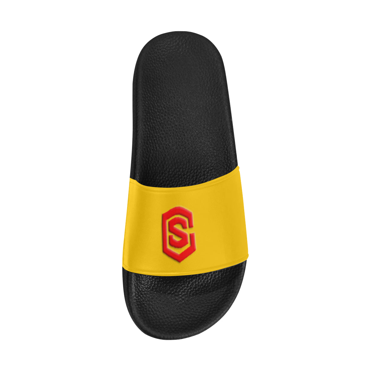 red logo Men's Slide Sandals (Model 057)