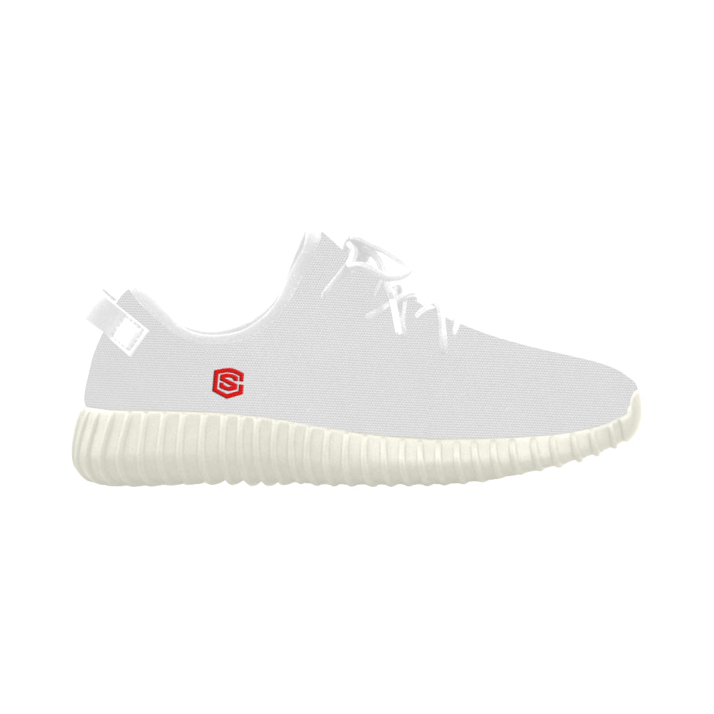 red logo Grus Women's Breathable Woven Running Shoes (Model 022)