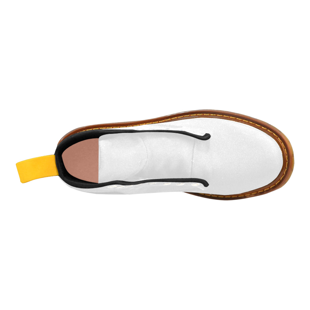 white logo Martin Boots For Women Model 1203H