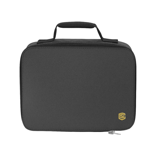 BLACK PROTABLE STORAGE BAG gold logo Portable Storage Bag (Model 1690)