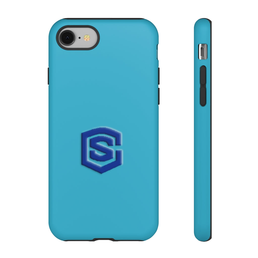 Blue Tough Cases Blue Logo