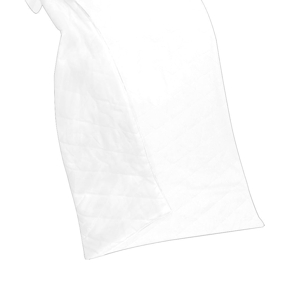 White Custom Quilt White Logo Custom Quilt 50" x 60"