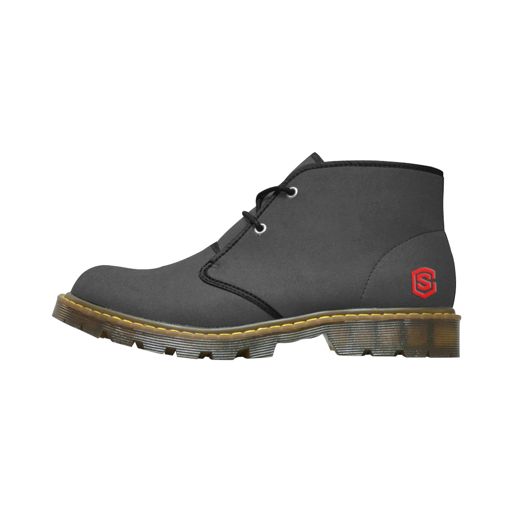 red logo Women's Nubuck Chukka Boots (Model 2402)