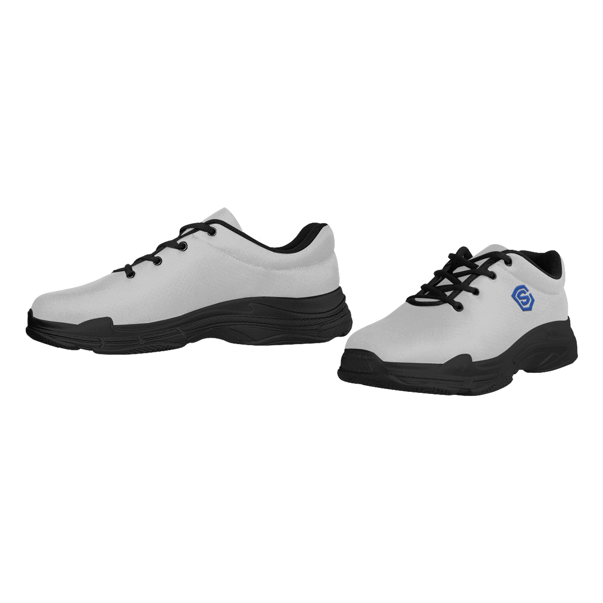 blue logo Lyra Men's Running Shoes (Model 058)