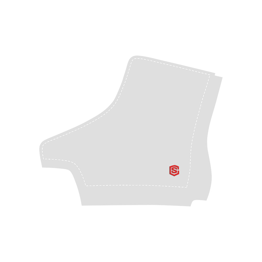 red logo Apache Round Toe Women's Winter Boots (Model 1402)