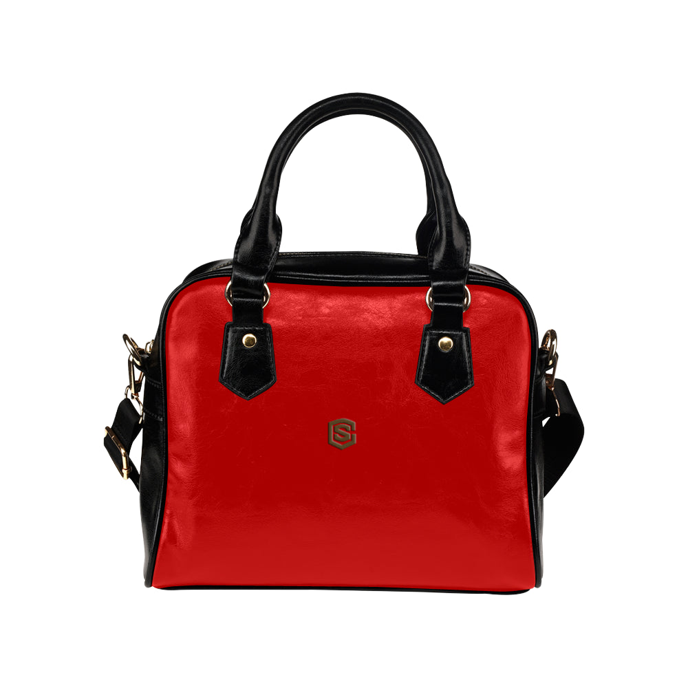 RED Shoulder Handbag brown logo Shoulder Handbag (Model 1634)