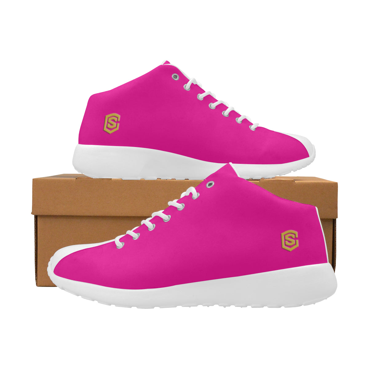 gold logo Men's Basketball Training Shoes (Model 47502)