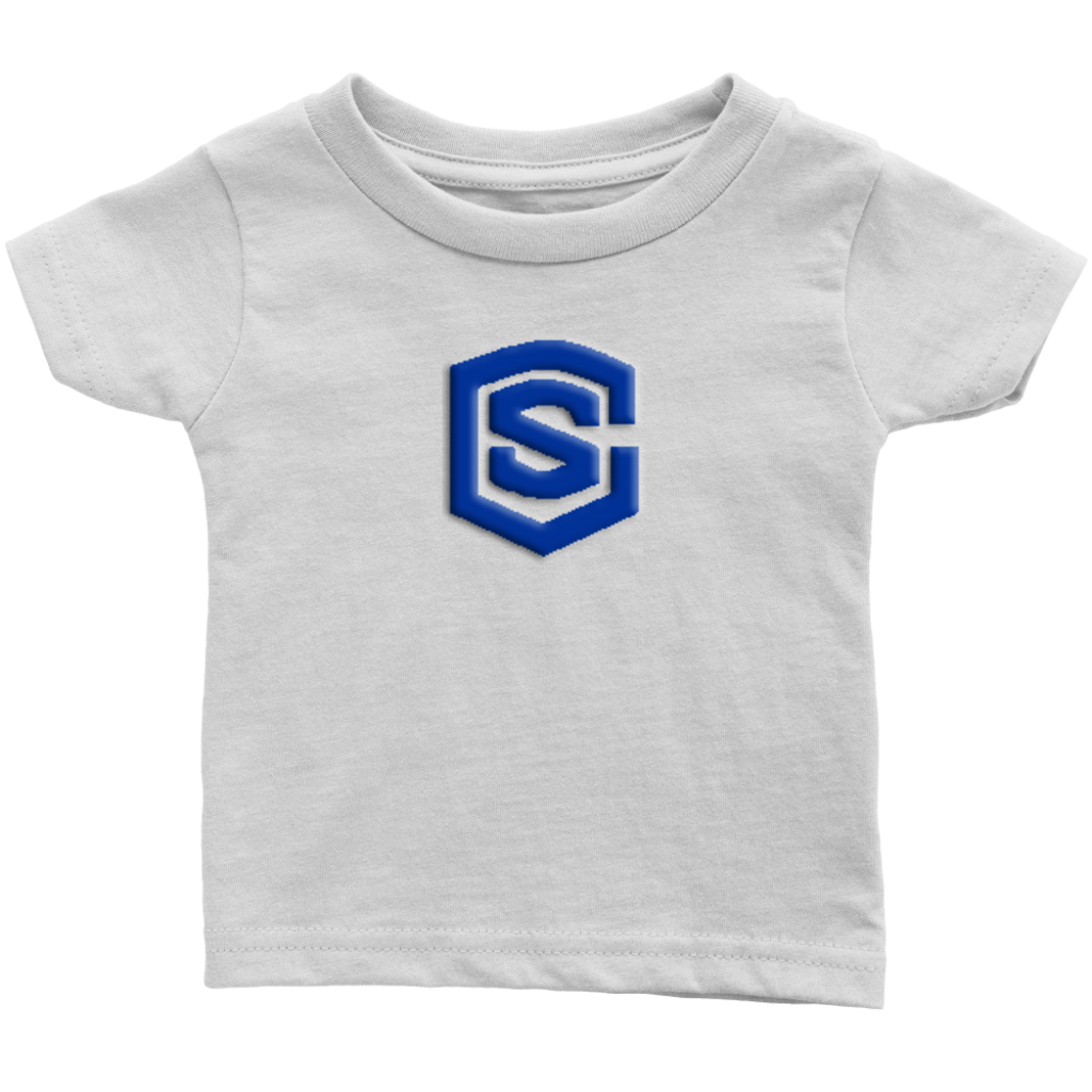 Infant T-Shirt WITH BLUE LOGO