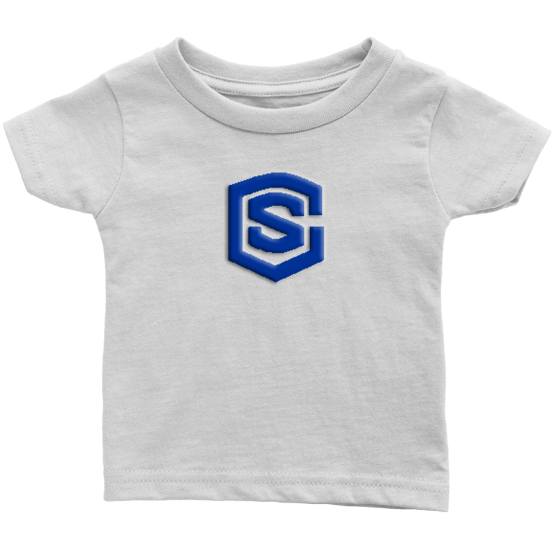 Infant T-Shirt WITH BLUE LOGO