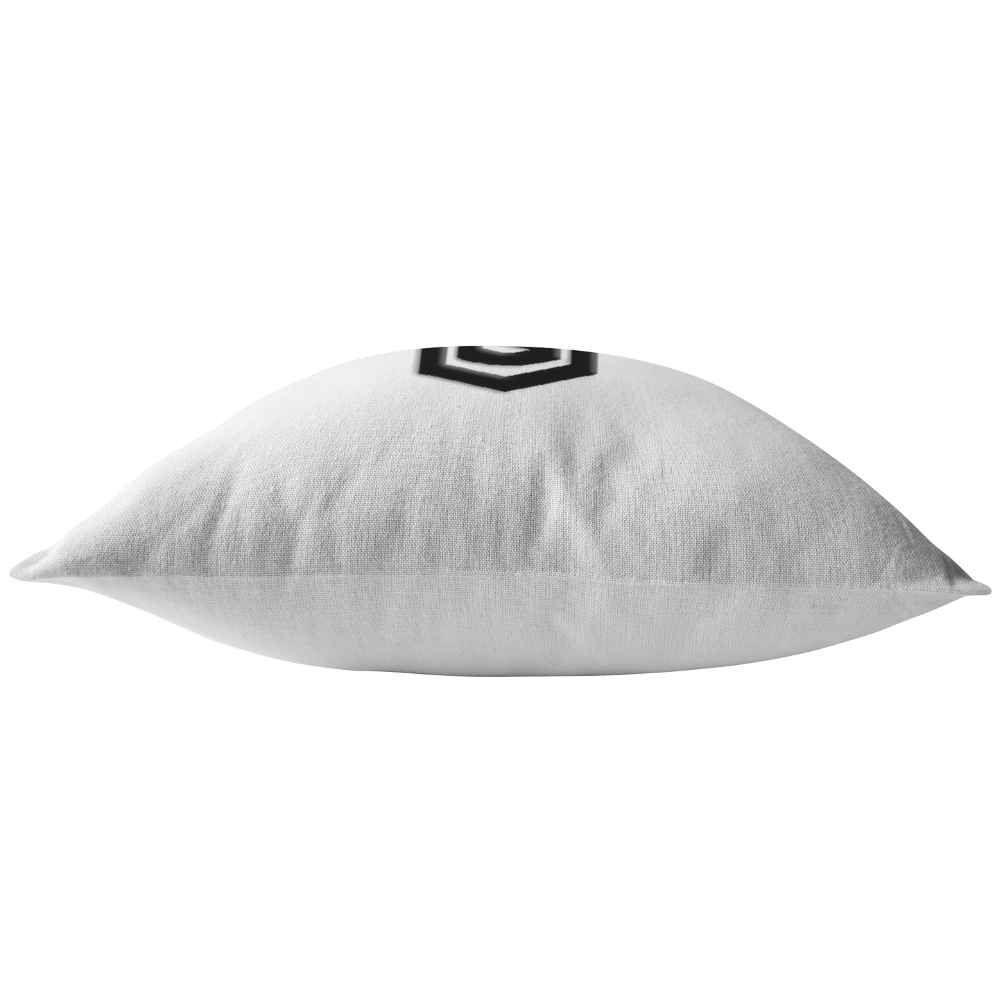 WHITE PILLOW BLACK LOGO
