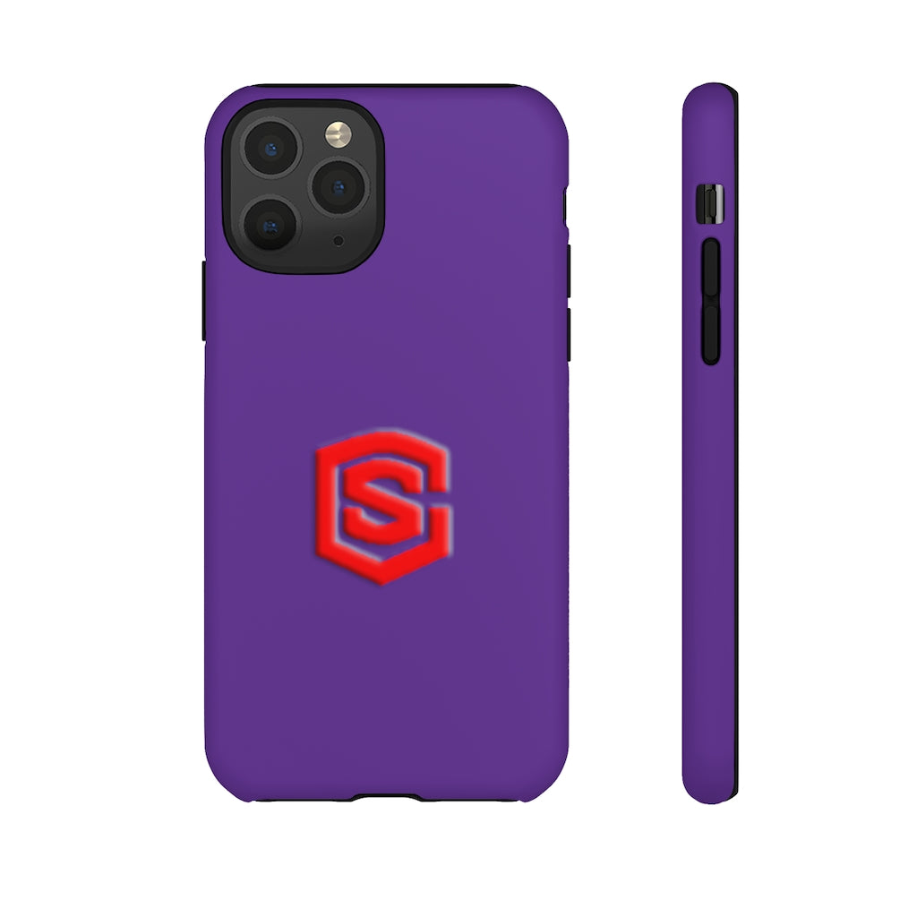 Purple Tough Cases Red Logo