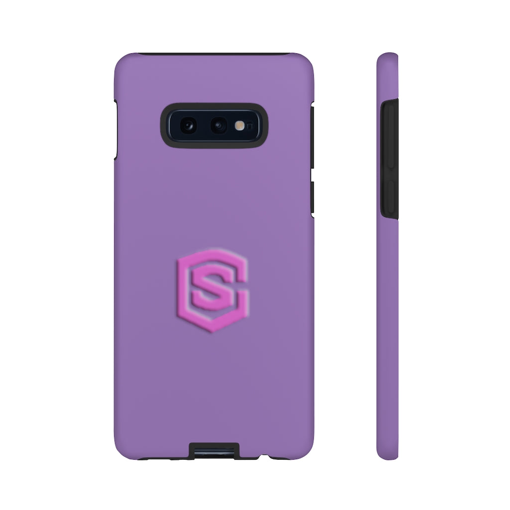 Light Purple Tough Cases Pink Logo