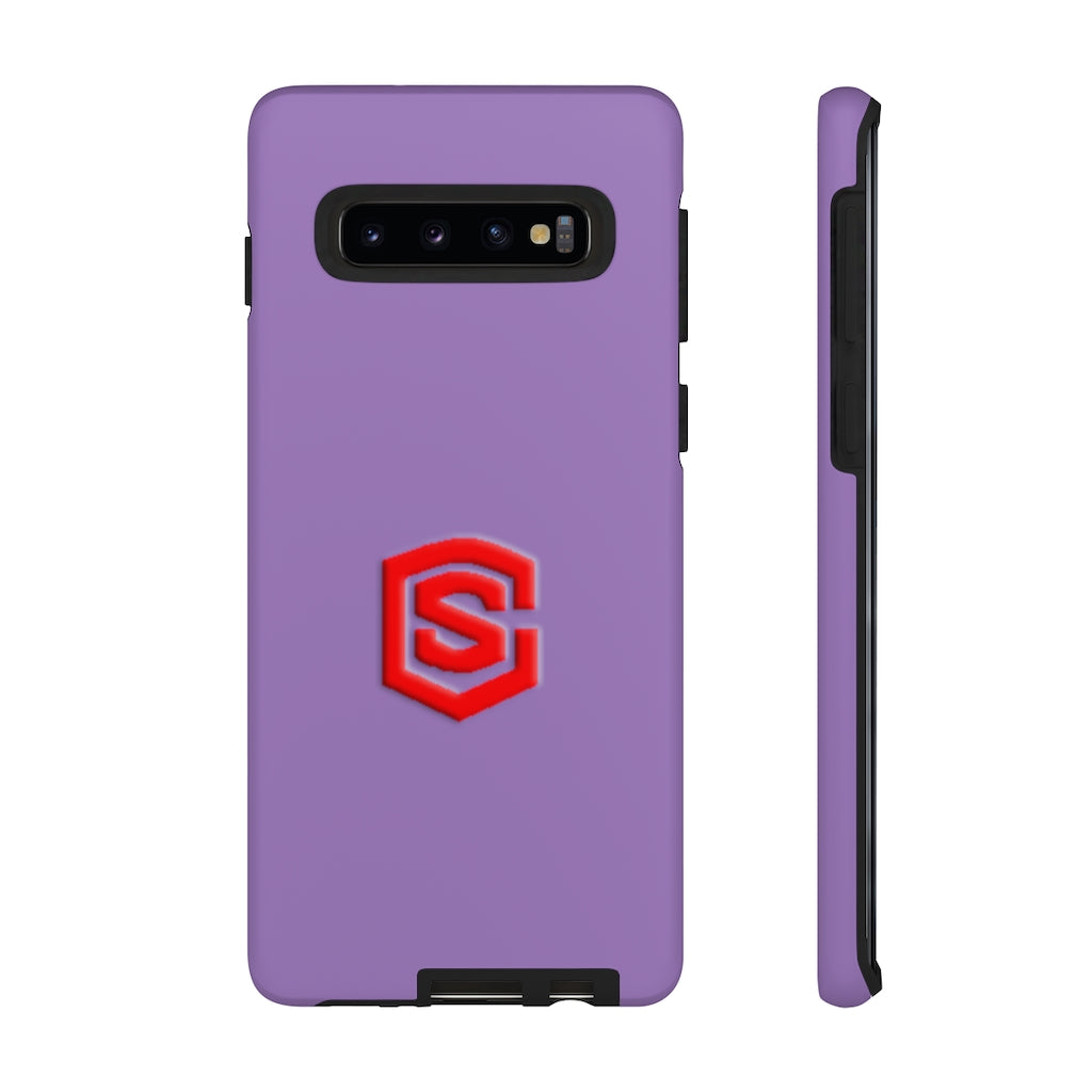 Purple Tough Cases Red Logo