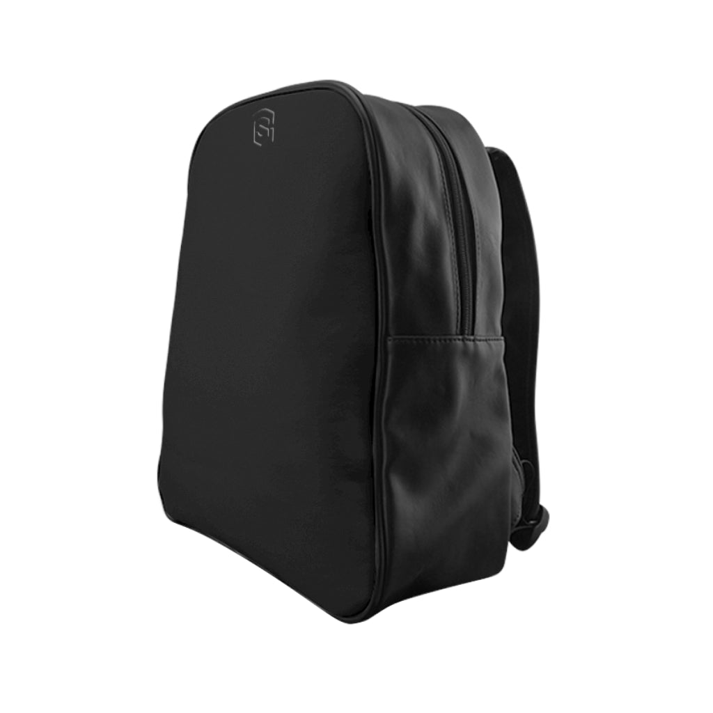 School Backpack Black Logo
