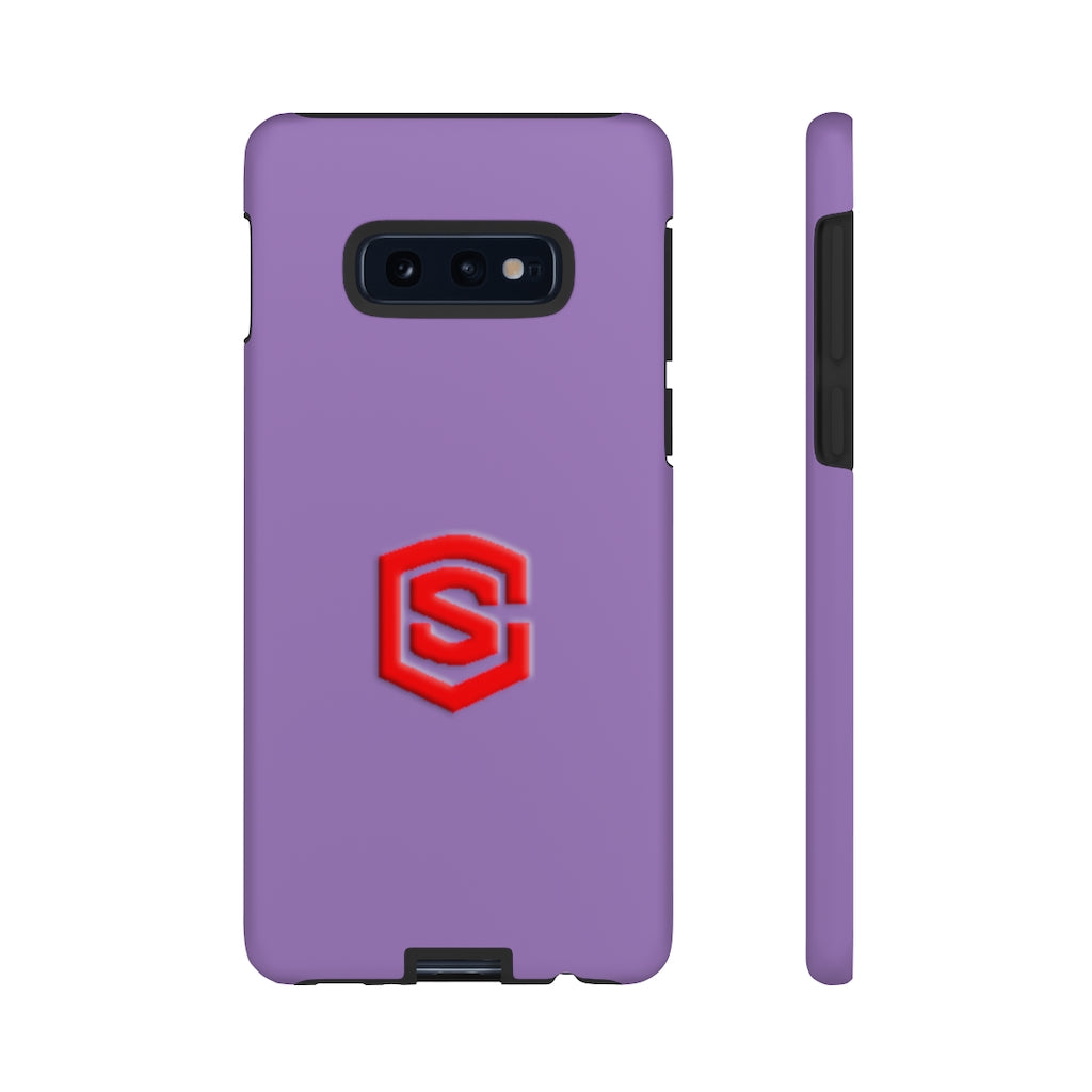 Purple Tough Cases Red Logo