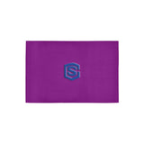 Purple Doormat 24" x 16" (Sponge Material) with Blue Logo Doormat 24" x 16" (Sponge Material)