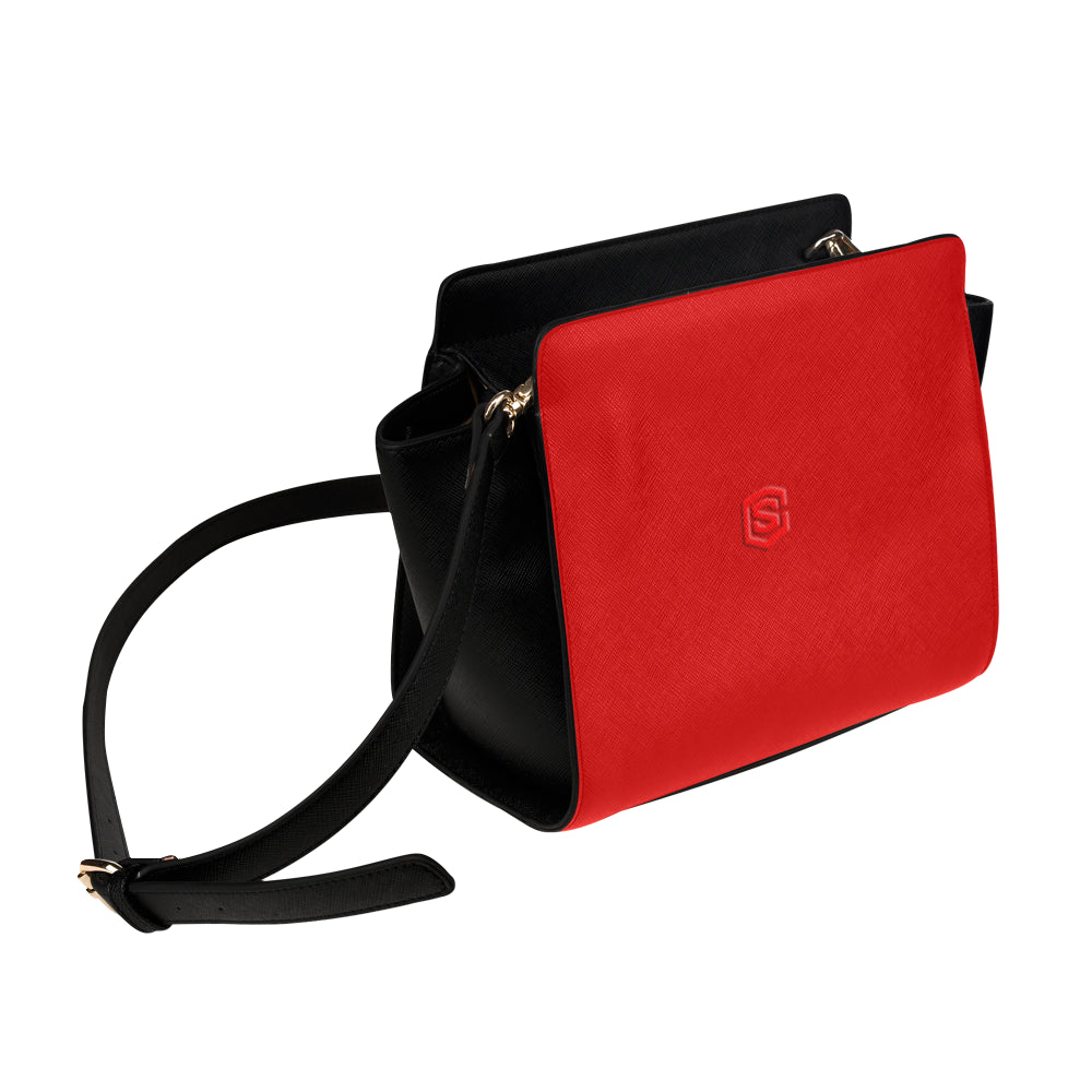 RED SATCHEL BAG red logo Satchel Bag (Model 1635)