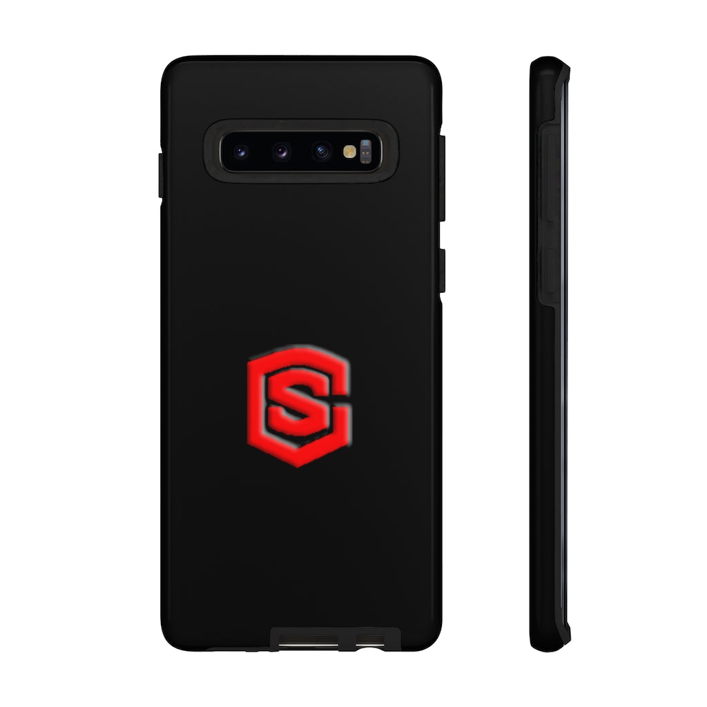 Black Tough Cases Red Logo