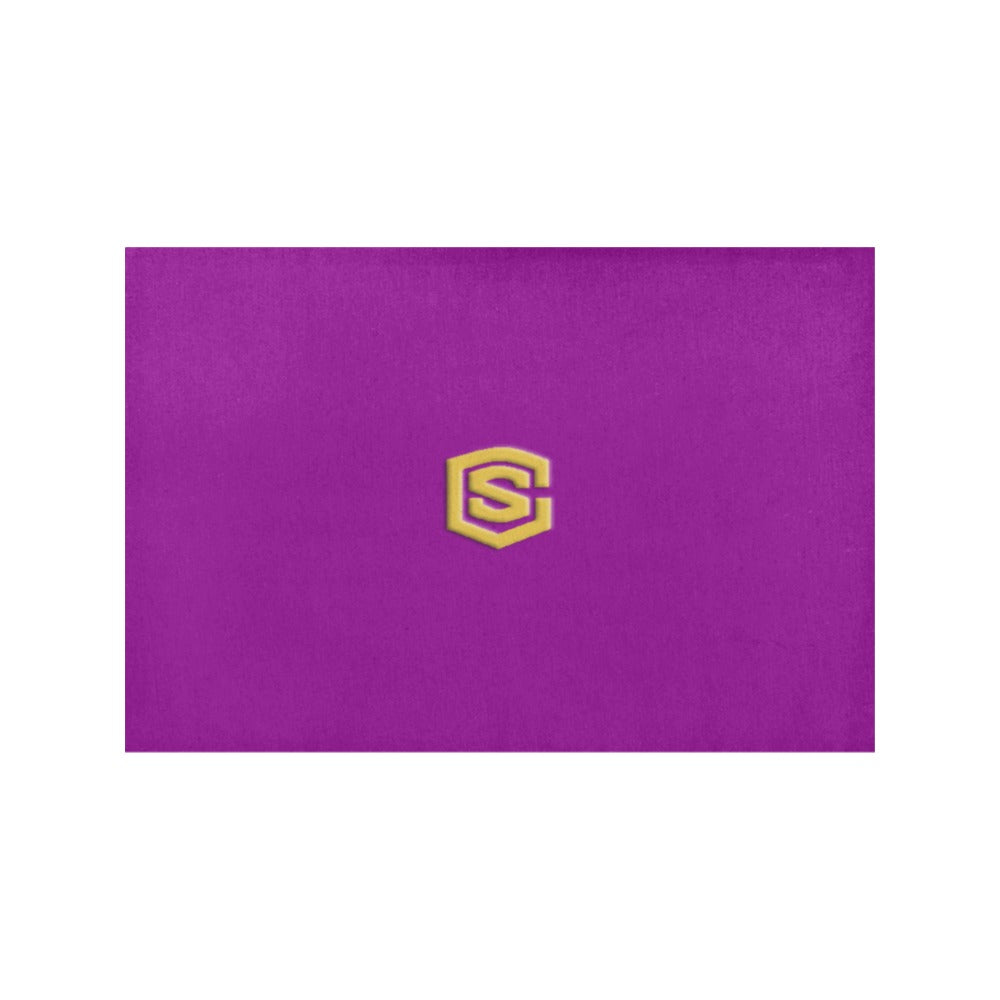 Purple Placemats 12" x 18" With Gold Logo Placemats 12" x 18" (Set of 2)