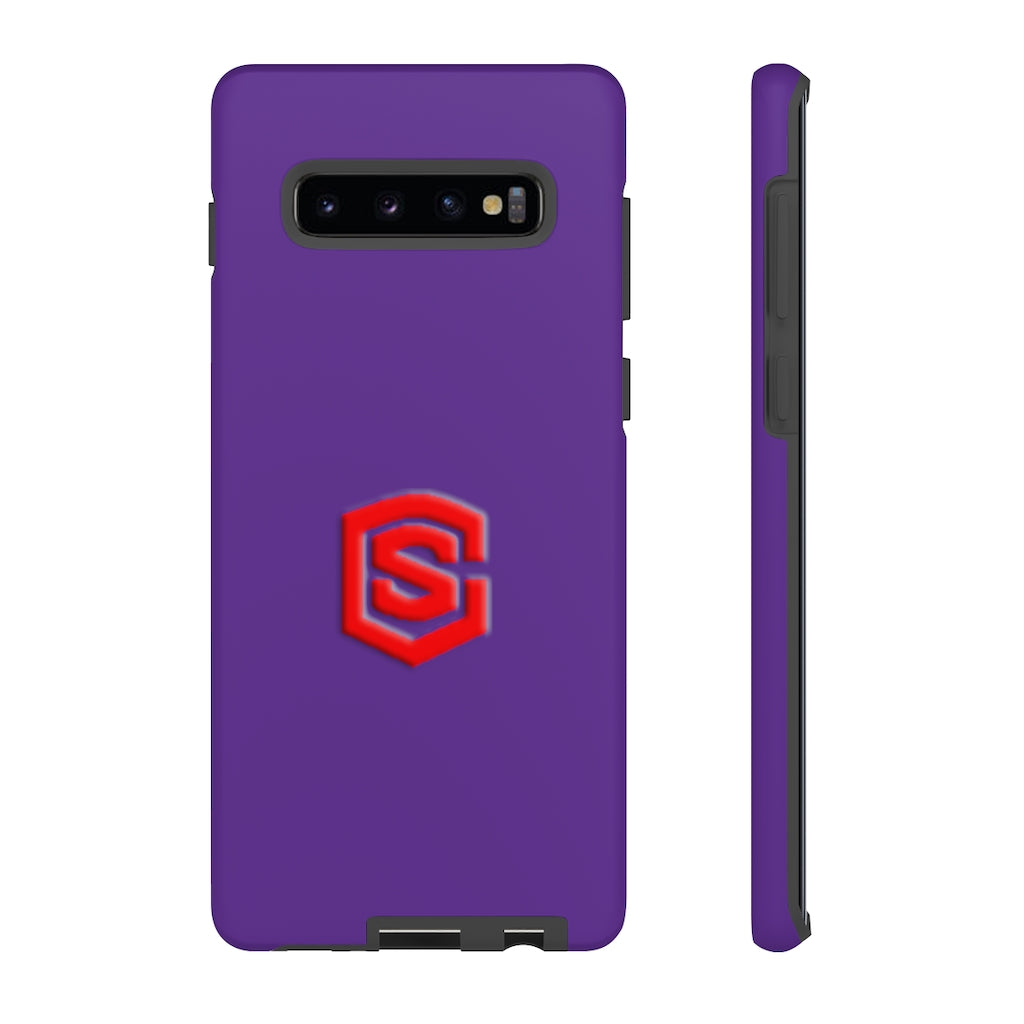 Purple Tough Cases Red Logo