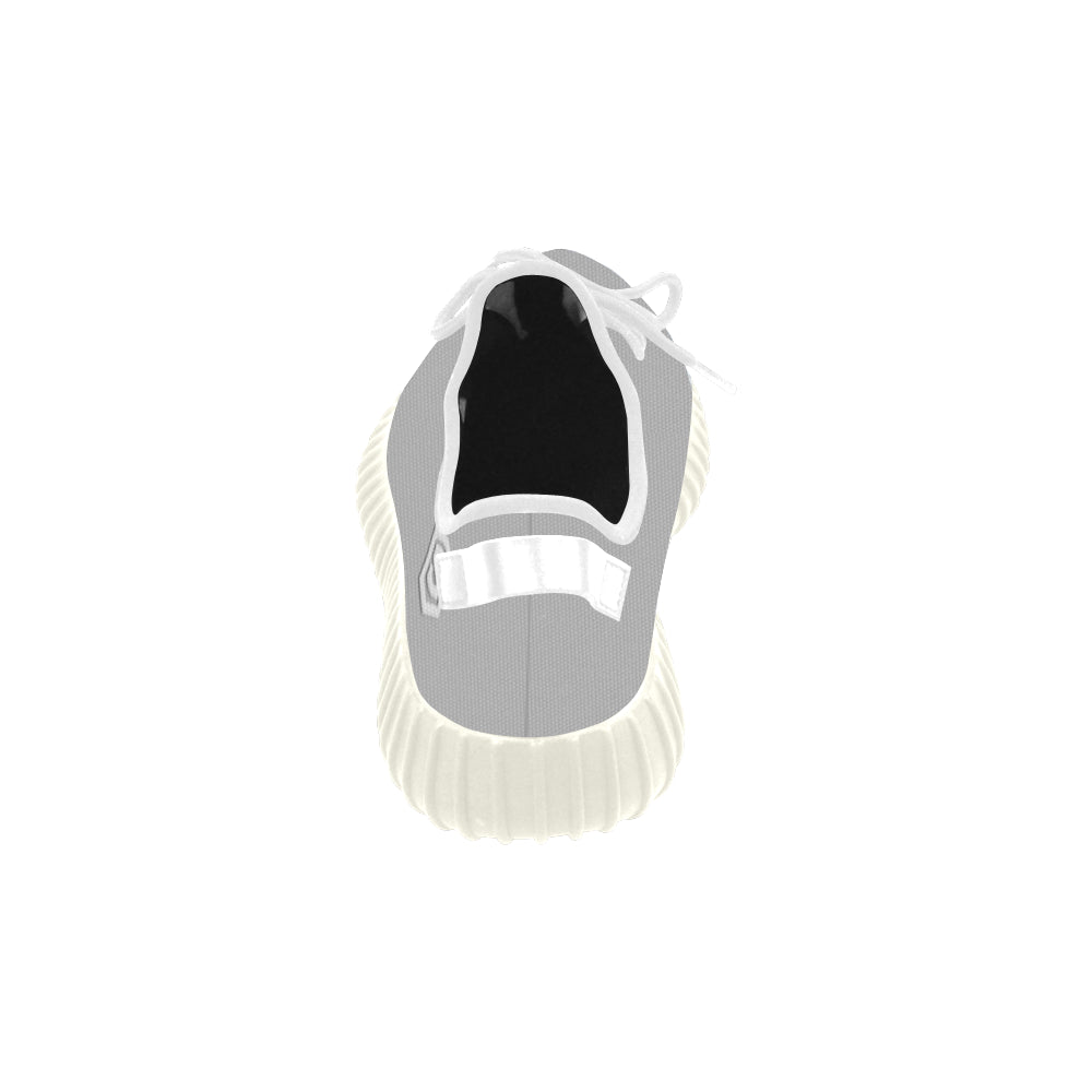 white logo Grus Women's Breathable Woven Running Shoes (Model 022)