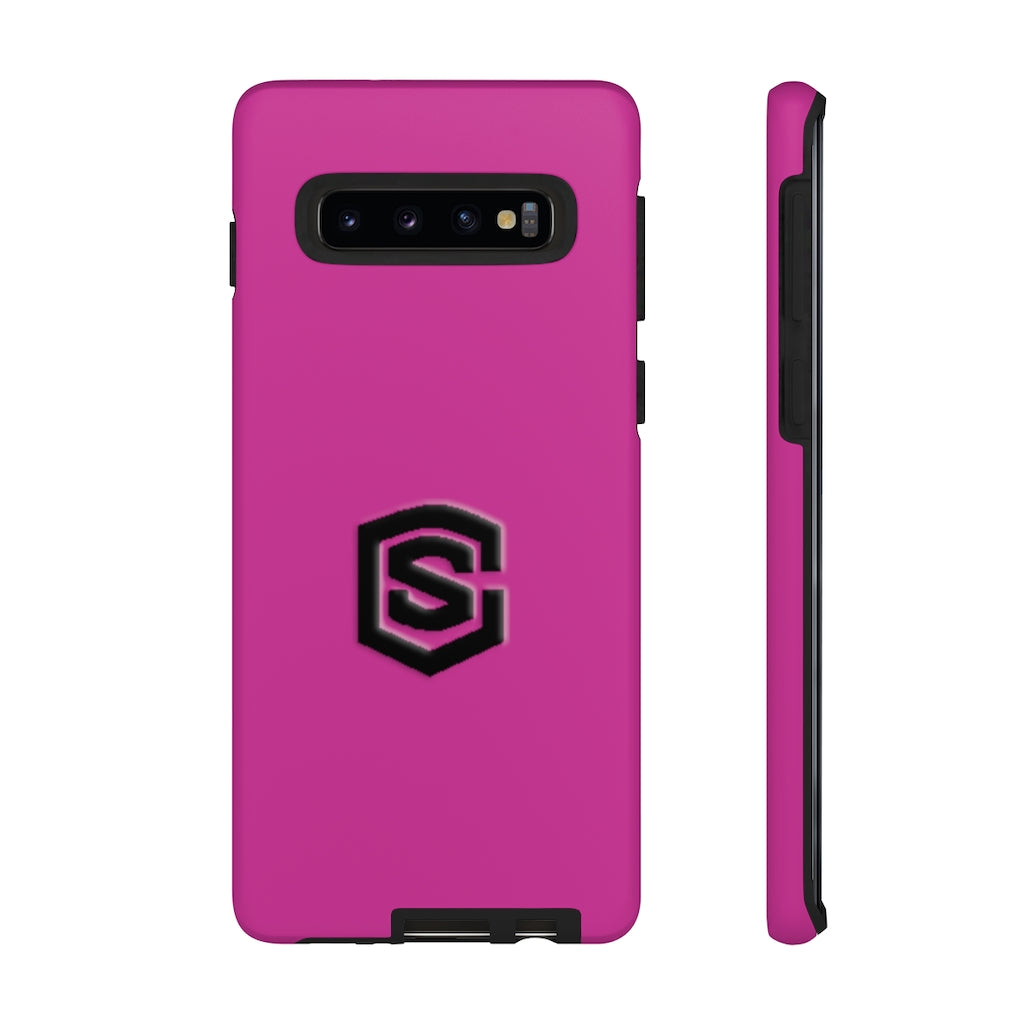 Purple Tough Cases Black Logo