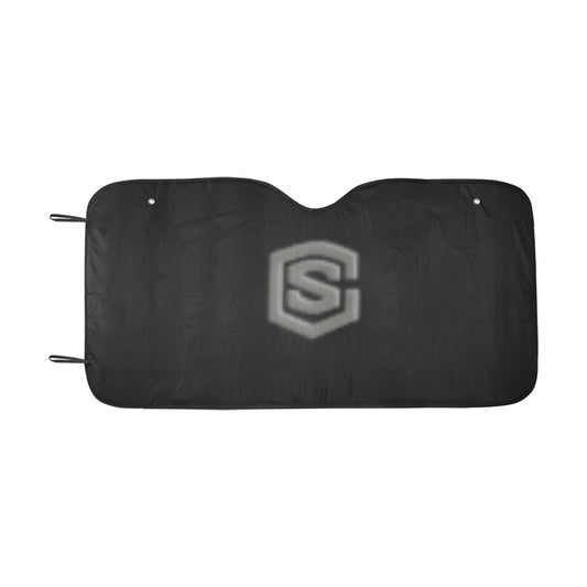 BLACK  AUTO SUN SHADE WITH GRAYLOGO Auto Sun Shade 55" x 29.53"