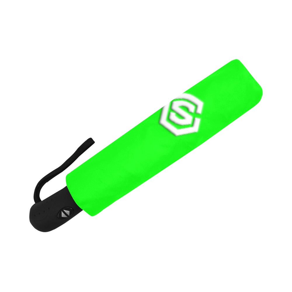 Green Anti-UV Automatic Umbrella With White Logo Anti-UV Automatic Umbrella(Outside Printing)(Model U09)