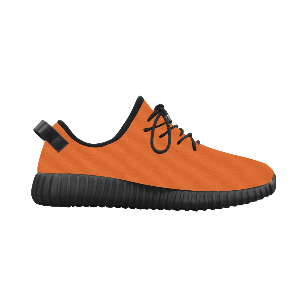 orange logo Grus Men's Breathable Woven Running Shoes (Model 022)