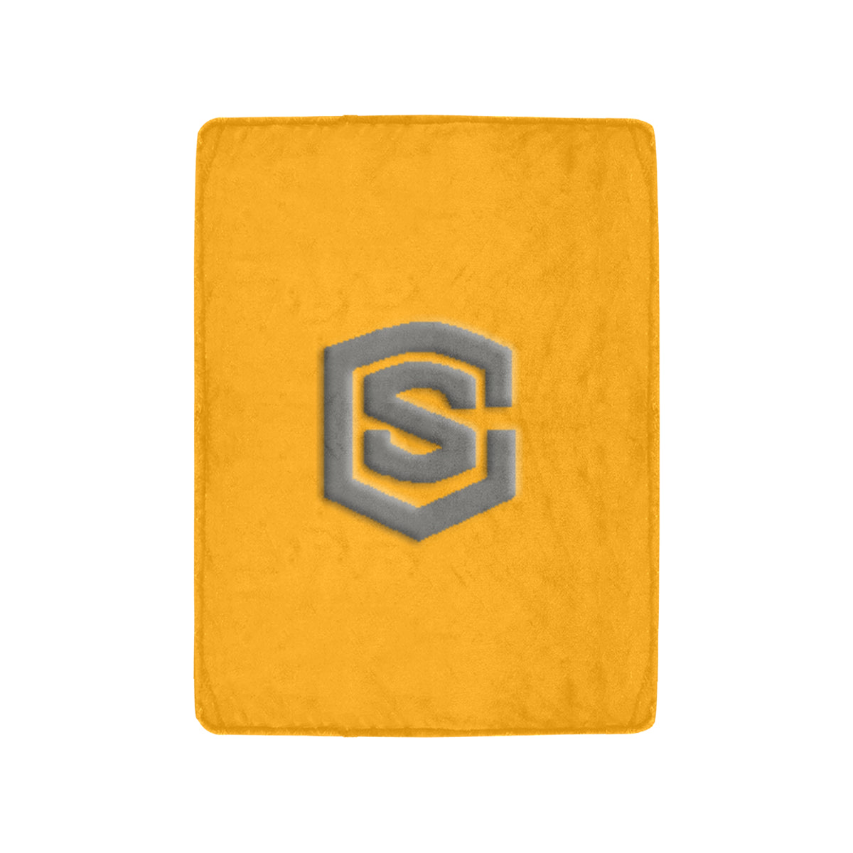 Orange Ultra-Soft Micro Fleece Blanket with Gray Logo Ultra-Soft Micro Fleece Blanket 30"x40"