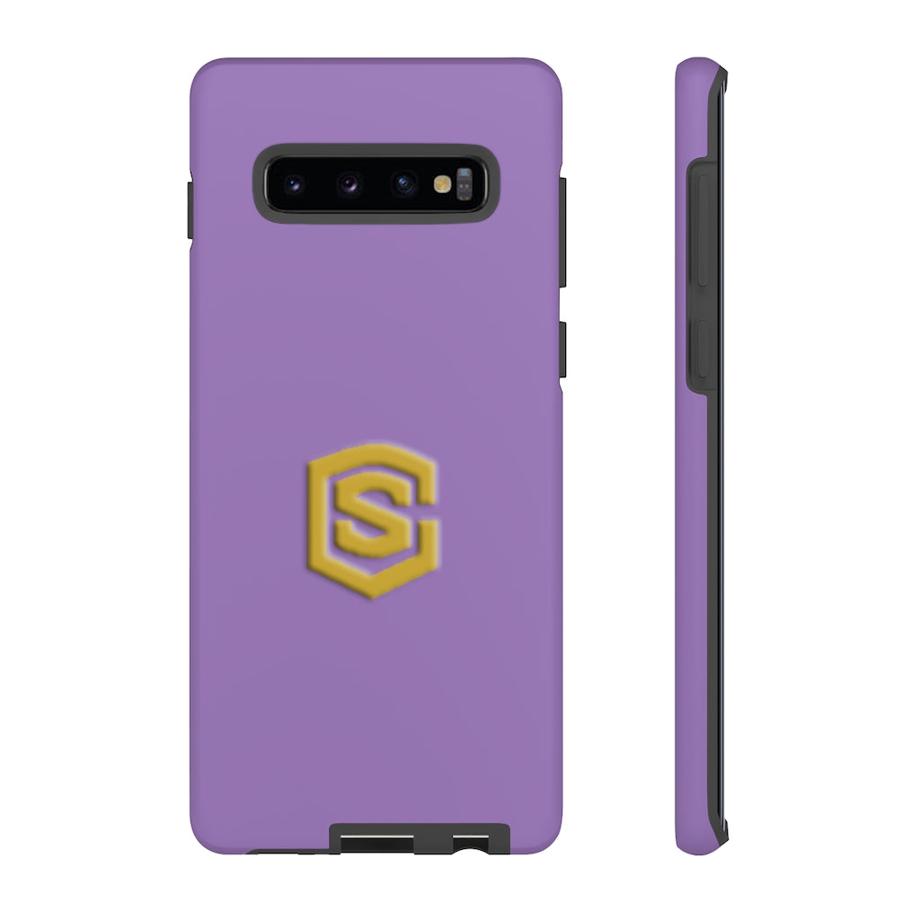 Purple Tough Cases Gold Logo