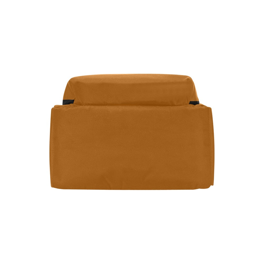 Brown Travel Backpack With Brown Logo Travel Backpack(Large Capacity)(Model 1691)