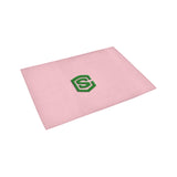 Pink Doormat 24" x 16" (Sponge Material) with Green Logo Doormat 24" x 16" (Sponge Material)