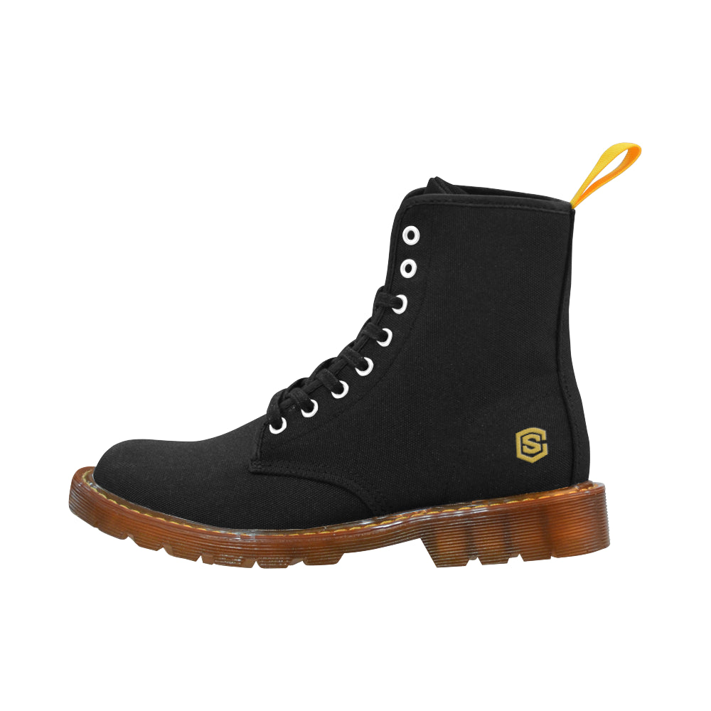 gold logo Martin Boots For Women Model 1203H