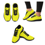 YELLOW  KID SNEAKER WITH YELLOW LOGO Kid's Sneakers (Little Kid / Big Kid) (Model020)