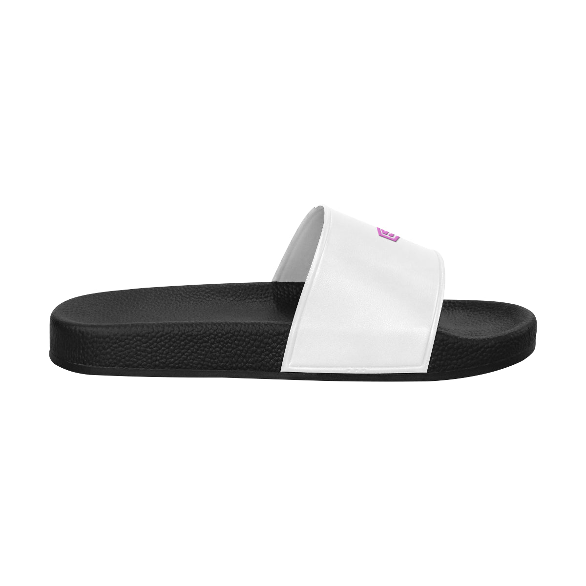 pink logo Women's Slide Sandals (Model 057)
