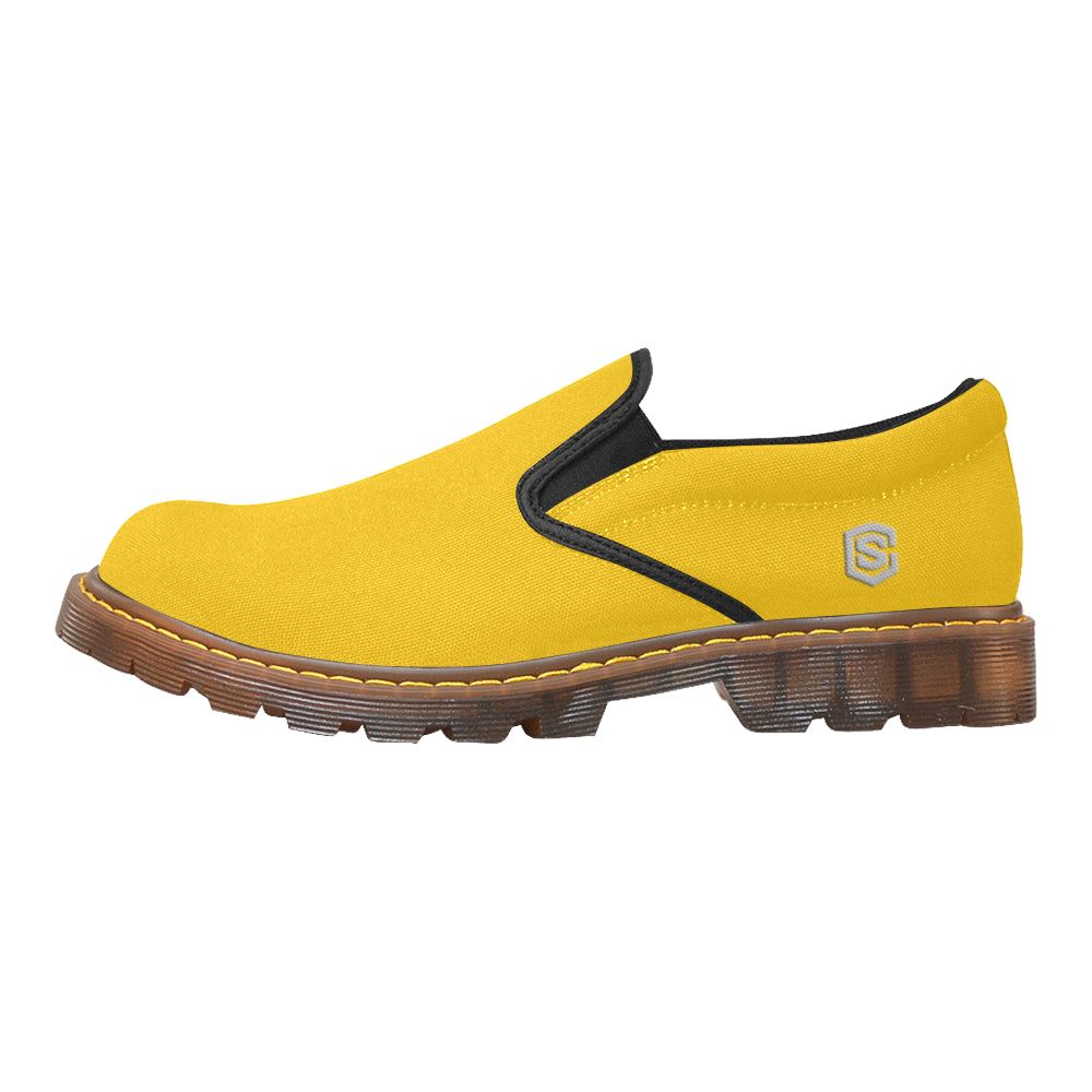 silver logo Martin Men's Slip-On Loafer (Model 12031)