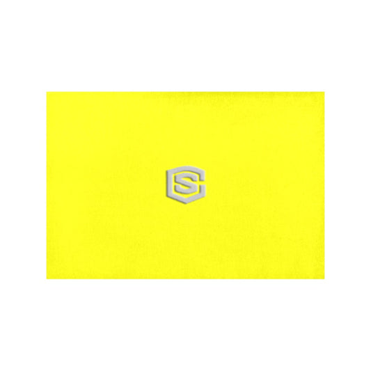 Yellow Placemats 12" x 18" With Silver Logo Placemats 12" x 18" (Set of 2)