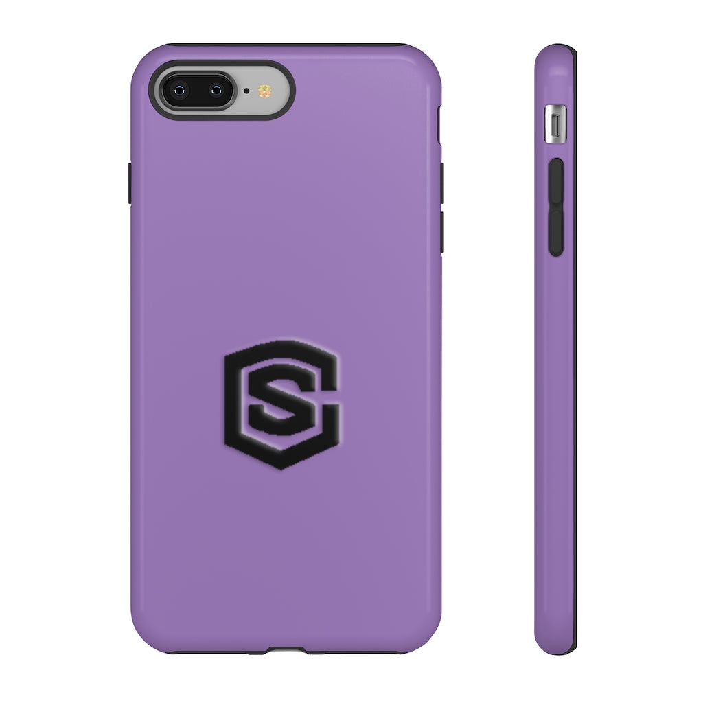 Purple Tough Cases Black Logo