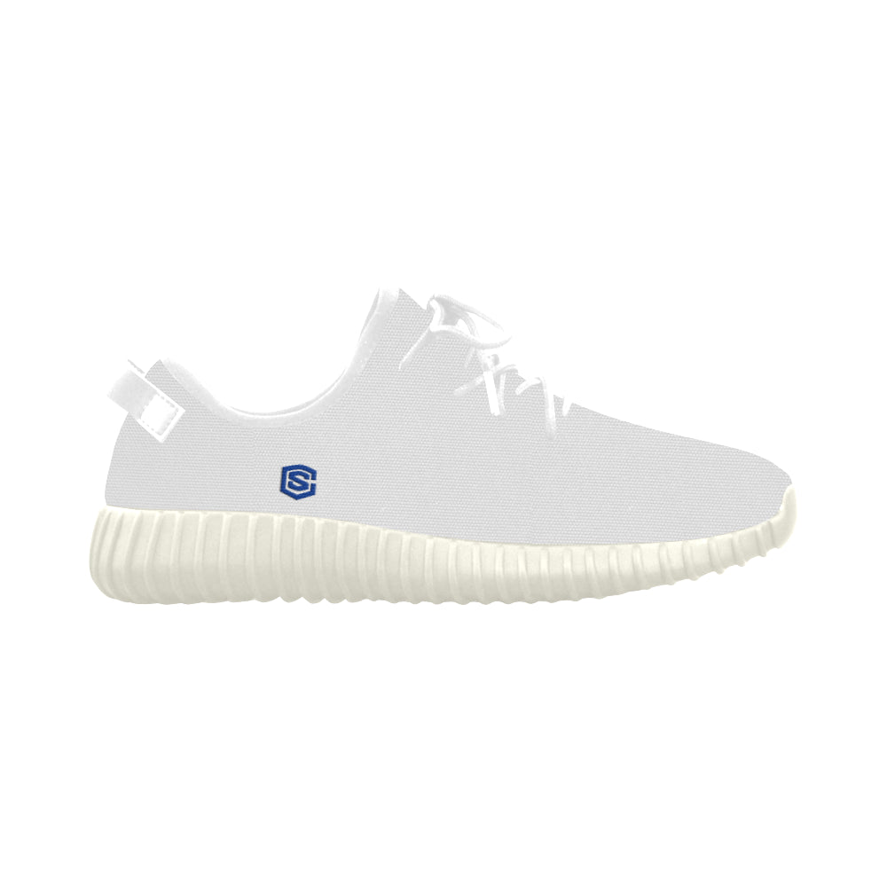 blue logo Grus Women's Breathable Woven Running Shoes (Model 022)